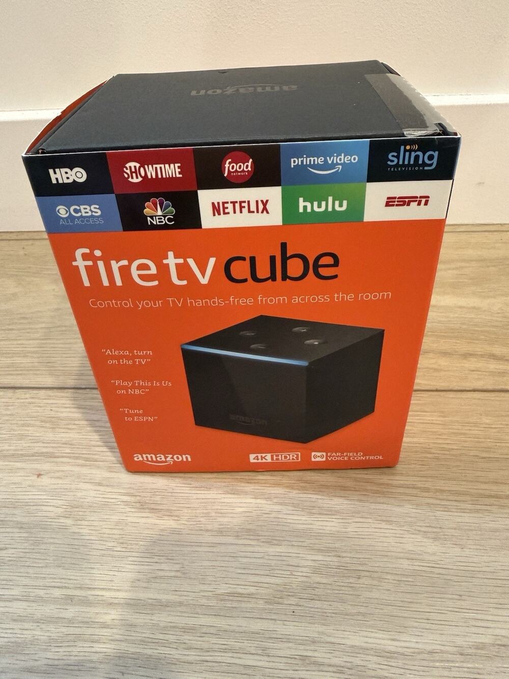 Amazon Fire TV Cube 1st Gen 4K Streaming Media Player Alexa Voice 2nd Gen Remote